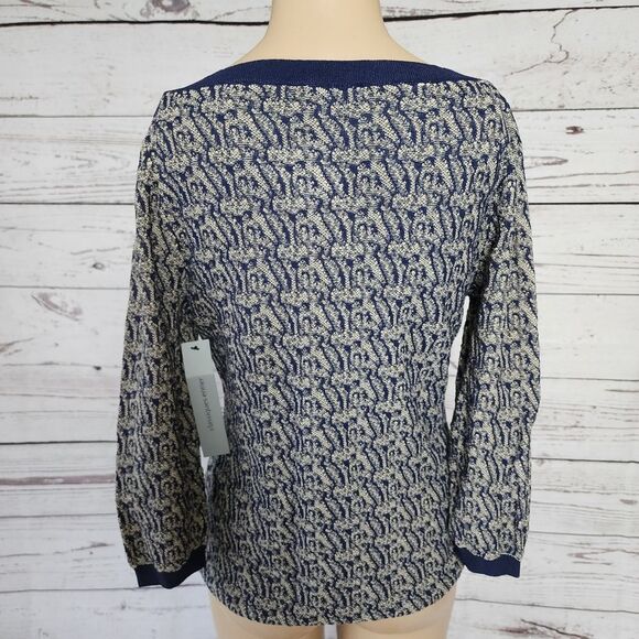 Classiques Entier Blue Sweater Small NWT - Picture 2 of 7